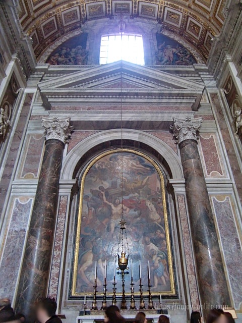 ローマバチカン市国サンピエトロ大聖堂聖セバスティアーノの礼拝堂